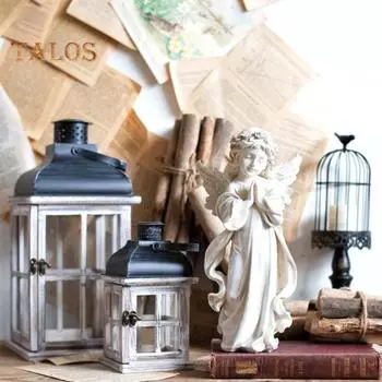 Скульптура «Благословение ангела», украшение ручной работы, гладкая поверхность, модная фигурка ангела-хранителя, товары для дома