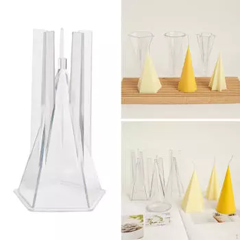 Скульптура для изготовления свечей, прозрачный инструмент, литье своими руками, 3D гипс, 5-сторонний гипс