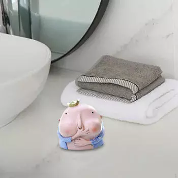 Скульптура Мальчик держит нос , забавный декор для ванной комнаты, декоративный орнамент для туалета