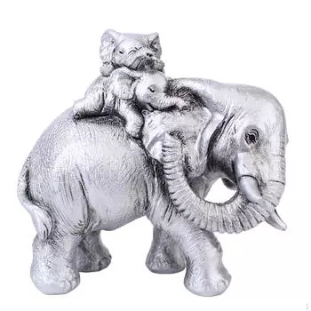 Скульптура «Мать и дитя» для домашнего декора Silvery