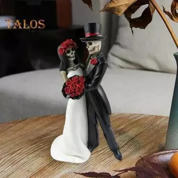 Скульптура пары призраков, реалистичный подарок, привлекательная мода, гладкие края, скульптура пары призраков, семейный подарок черный белый