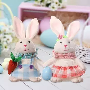 Скульптура пасхального кролика, украшение комнаты, декор пасхального кролика, фигурки пасхального кролика для домашнего стола, кухни, праздничного фермерского дома