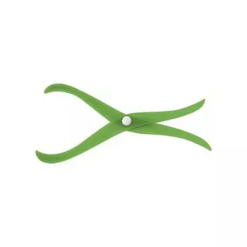 Скульптура согнутая нога штангенциркуль измерение диаметра глиняная скульптура керамический измерительный инструмент зелёный