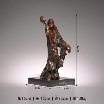 Скульптура восемнадцати учеников Будды. Буддийское искусство. Резьба по корню. Латунная статуя Будды. Зал, Type 9