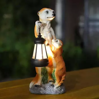 Скульптура животного кошки Статуэтка матери и ребенка Статуэтка Поделки для украшения двора