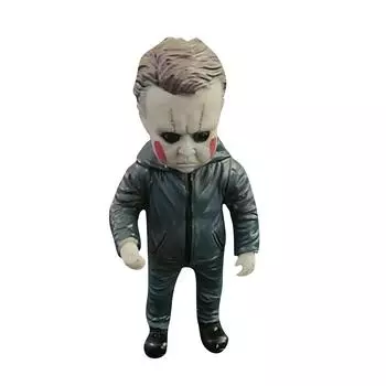 Скульптурные украшения ужасов Украшения из смолы Настольные украшения Креативные украшения Ремесла Домашние садовые статуи One Size чёрный