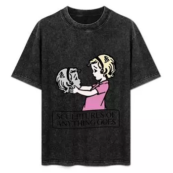 Скульптуры-чего-угодно Футболка с обезьянами аниме футболки для мальчика одежда больших размеров футболки для высоких и крупных мужчин S