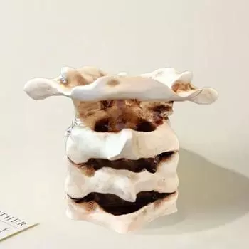 Skull Bones Pen Pencil Holder Makeup Brush Holder Vanty Desk Office Organzer Goth Decorations Gothic Skulls & Bones Organizer