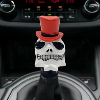 Skull Car Knob Shifter Unique Stick Shifting Handle Replacement Car Racing Gear Lever Stick Skeleton Shift Handle Skull Manual Russian Federation