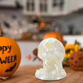 Башня с кубиками Skull DND Dice Rolling Tower Настольная ролевая игра D&D серебряный