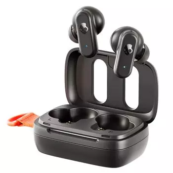 Skullcandy Official Store Dime3 TrueBlack Wireless Наушники Bluetooth с микрофоном Модель Deep Bass До 20 часов воспроизведения Быстрая зарядка IPX4