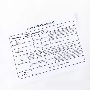 Скутер Автомобиль Высокомощная Сирена Охранная Сигнализация Пульт Дистанционного Управления 12 В Противоугонная Мотоцикл Велосипед чёрный