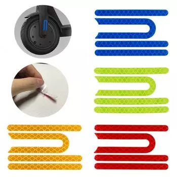 Скутер Переднее заднее колесо Покрышка Защитный корпус Светоотражающая наклейка для Xiaomi Mijia M365 Запчасти для электрического скутера и скейтборда красный