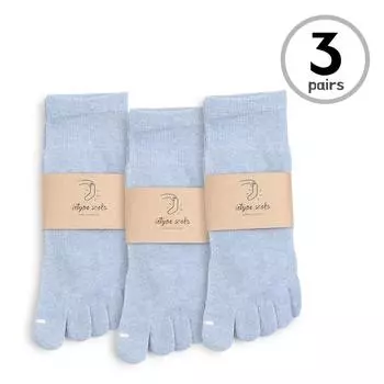 (Sky 3Pairs) Коллекция женских носков из мягкого тонкого хлопка пастельных тонов WT 23 cm -26 cm