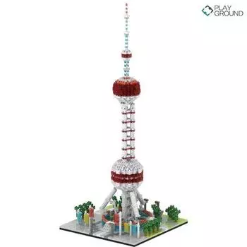 Sky Sunstar Shanghai Oriental Pearl Nanoblock weiliyz063