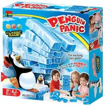 Sky Sunstar Waving Penguin Настольная игра на укладку и вычитание Kingso00750, популярная корейская игра