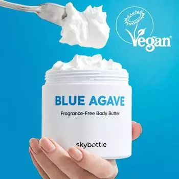 SkyBottle Blue Agave Highly Moisturizing Unscented Body Butter 290ml
