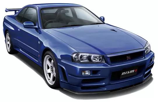 Skyline серии inch up с деталями NISMO и футляром для сборки в честь 40-летия NISMO, 1/24 № 1003 GT-R (Тип BNR34)
