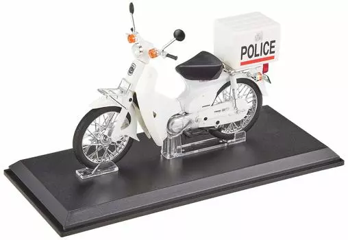 Skynet Completed Bike Honda Super Cub Police Specification 1/12