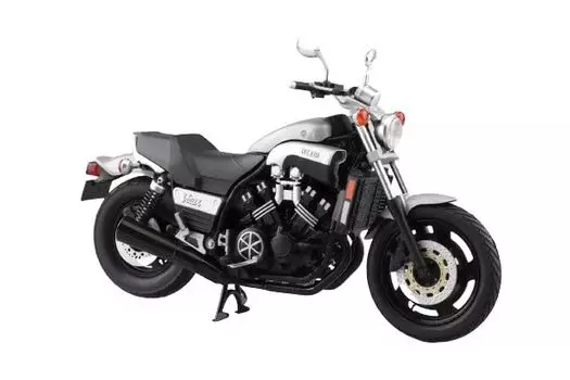 Skynet Завершенный мотоцикл Yamaha Vmax New Silver Dust 1/12