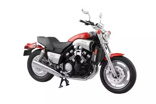 Skynet Завершенный мотоцикл Yamaha Vmax Fire Red 1/12