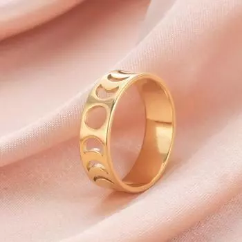 Skyrim уникальные кольца с фазой луны, женские кольца из нержавеющей стали золотого цвета, кольцо на палец в форме полумесяца, 2023, модные украшения 10