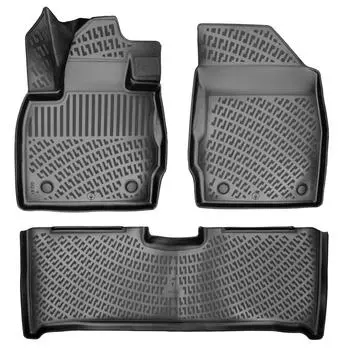 Skywell Meat 5 (After 2021) High-Quality and Durable Rubber Car Floor Mats - Odorless, Non-Slip, Long-Lasting