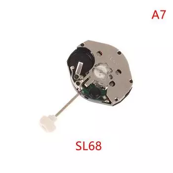 Sl25/Sl28/Sl68 кварцевый механизм для замены часов с тремя стрелками, двуязычный двойной календарь, аксессуары для ремонта часов для часовщика