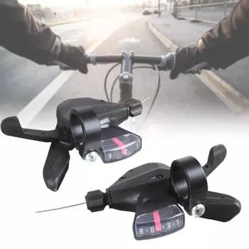 SL-M310 Переключатели из алюминия 3x8, велосипедный переключатель скорости, триггер MTB для велосипеда 3 Speed Left