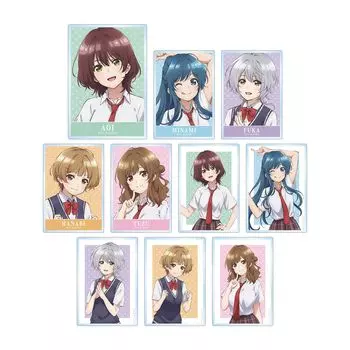 Слабый Характер 2-й ЭТАП Коллекционная Акриловая Карточка Коробка из 10 Томодзаки-кун