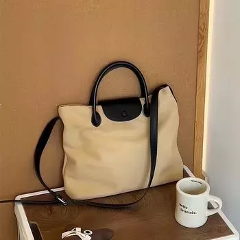 Slack Retro Frosted Sued Tote Bag for Women s Large Capacity Handbag for Autumn and Winter High-end Commuter Crossbody Bag