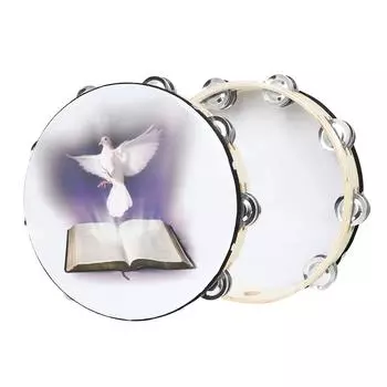 SLADE 10 дюймов профессиональный тамбурин овчинные ручные барабаны музыкальные барабаны для христианского танца Орфф ударный инструмент тамбурин