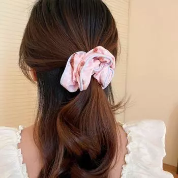 Сладкие резинки для волос с резинкой в корейском стиле, держатель для хвоста с медведем, веревка для волос с принтом, головной убор H