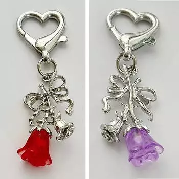 Сладкий бант роза сердце брелок подвеска чехол для наушников подвесное украшение подвеска на рюкзак украшение Y2K ювелирные изделия подарок