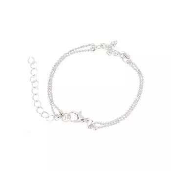 Сладкий блестящий браслет-бабочка со стразами для женщин, браслет-цепочка Bling