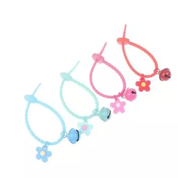 Сладкий брелок в виде колокольчика конфетного цвета, многоразовый силиконовый цветочный брелок для девочек, подвеска на сумку, брелок для автомобиля, украшение на рюкзак