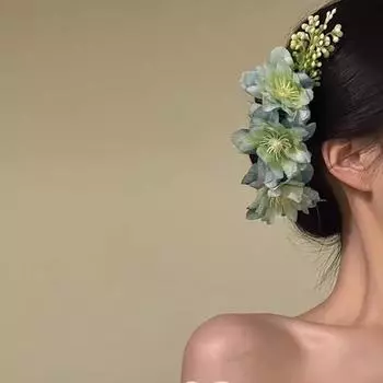 Сладкий Цветок Гребень для Волос Боковая Заколка Барретт Для Женщин Девушек Гребень для Завитых Волос Пляжная Свадебная Заколка для Волос Отпускной Стиль Заколка Шпилька Ободок One Size