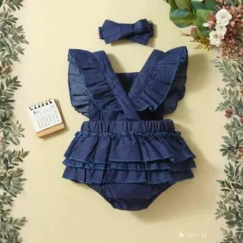 Сладкий ромпер Милый дизайн Удобная посадка 100