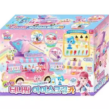 Сладко-кислый цепляющий автомобиль с мороженым, корейский автомобильный акк