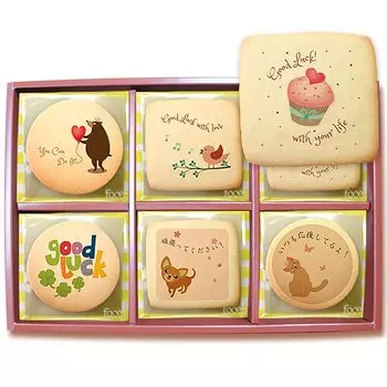 Сладости в небе Печенье с посланием, передающее ваши чувства поддержки 30 штук Подарок на праздник Заказать сейчас