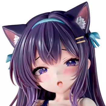 Сладострастный ты действительно собираешься Чиби Любопытство Нэкохару Химэко масштаб окрашенная готовая фигурка девушка, войти? Кошкодевочка 1/5