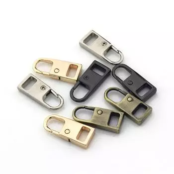 Слайдер для молнии, комплект для ремонта мгновенной молнии, замена сломанной пряжки, дорожная сумка, чемодан, головка молнии, швейное ремесло 5pcs серебряный
