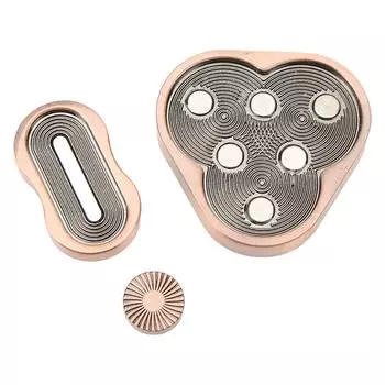 Слайдер для снятия стресса, металлический щелчок, треугольный, портативный, металлический, сенсорный, игрушка-фиджет для работы