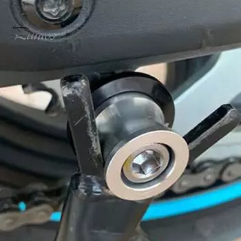 Слайдер катушки поворотного рычага мотоцикла для CFMOTO 650NK 650 NK 150NK 150 NK, винты для регулировки цепи мотоцикла 6 mm чёрный