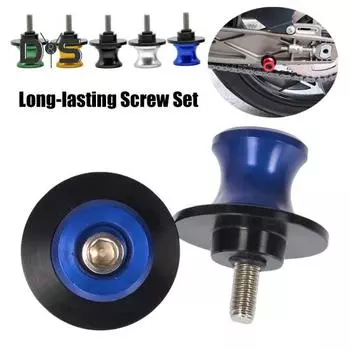 Слайдер катушки поворотного рычага мотоцикла для CFMOTO 650NK 650 NK 150NK 150 NK, винты для регулировки цепи мотоцикла 6 mm чёрный