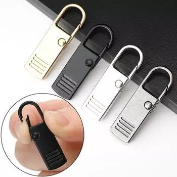 Слайдер-съемник для мгновенного ремонта молнии, сменный комплект для сломанной пряжки, дорожная сумка, чемодан, головка молнии, сделай сам, швейное ремесло 5PCS золотой