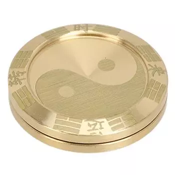 Слайдер Счастливая монета Металл Декомпрессионный Портативный Цикл Тай Чи Слайдер Счастливая монета для повседневной жизни