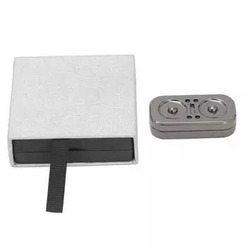 Слайдер в форме совы для мужчин и женщин, офисный металлический, для снятия стресса, вращающийся, серебристо-черный