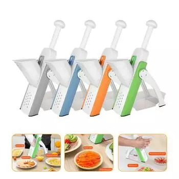 Слайсер для кухни, легко чистится, измельчитель картофеля, универсальный овощерезка серый