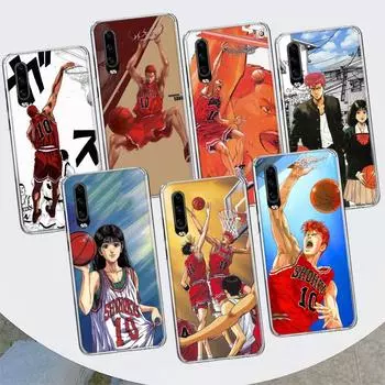 Slam Dunk Basketball Anime Cover Phone Case For Huawei P30 P20 P10 P40 P50 Pro Mate 20 40 30 10 Lite Popular Fundas Art Gift Coq Huawei P30